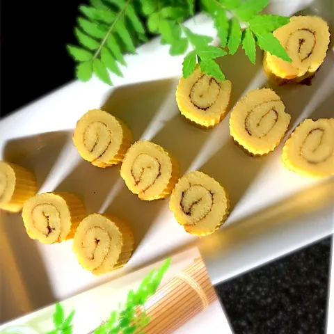 「ふんわりはんぺん」を使ってみたSnapdishの料理・レシピ写真:ミニ伊達巻