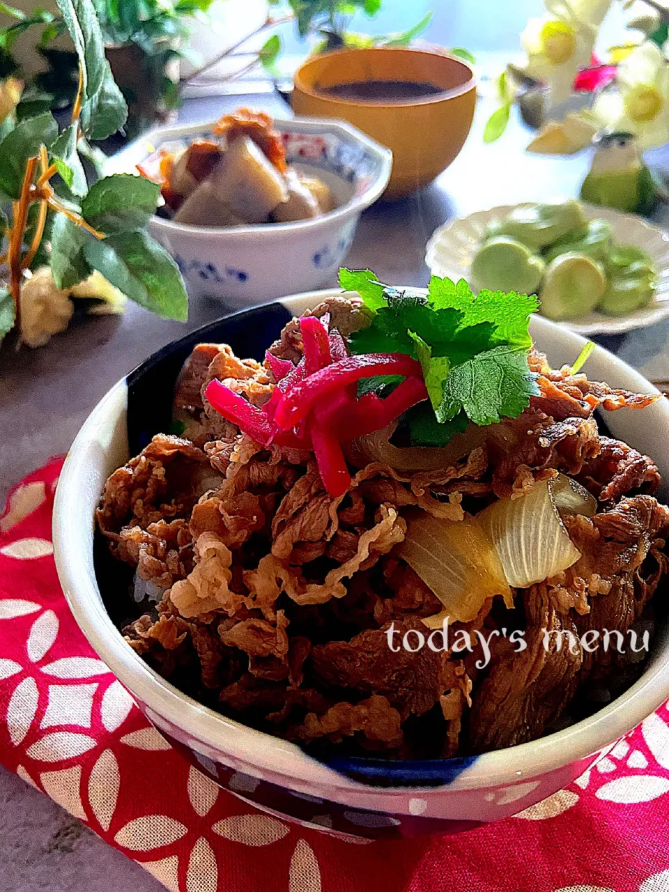 牛丼|山田 奈味　Instagram ＊nmymd369さん