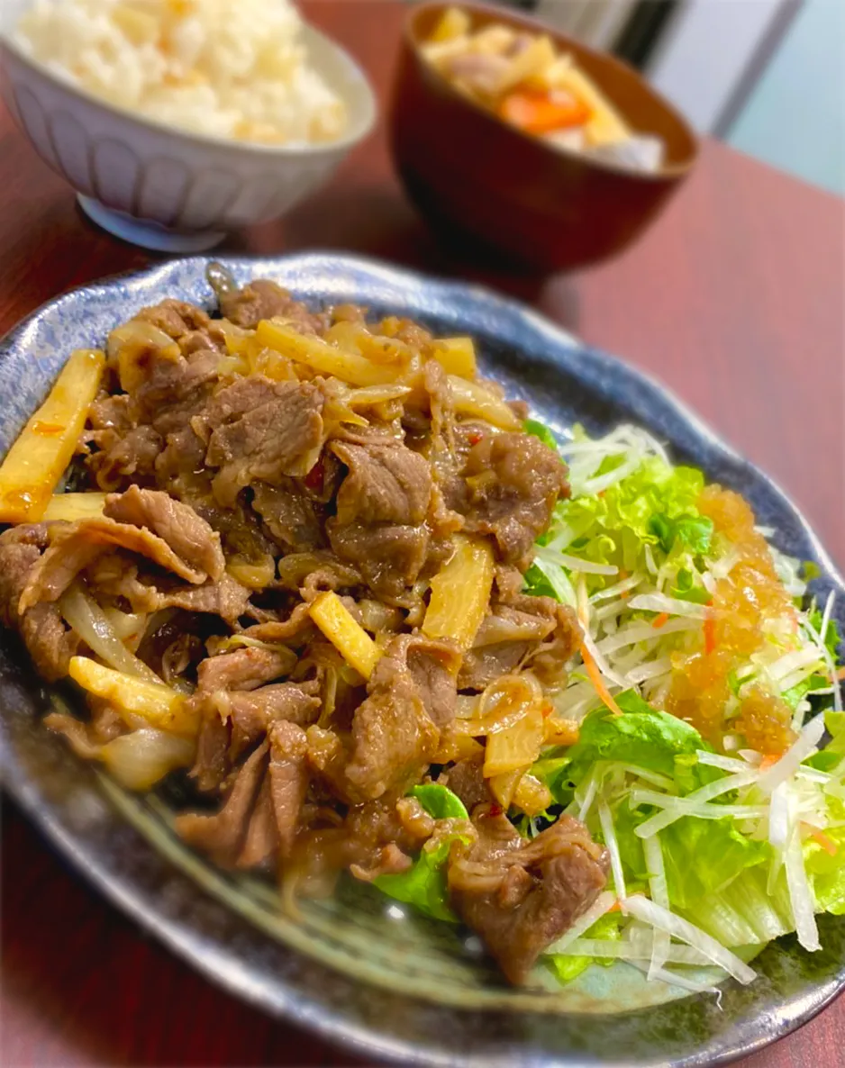 カフェ風　焼肉定食|ふくすけ食堂さん