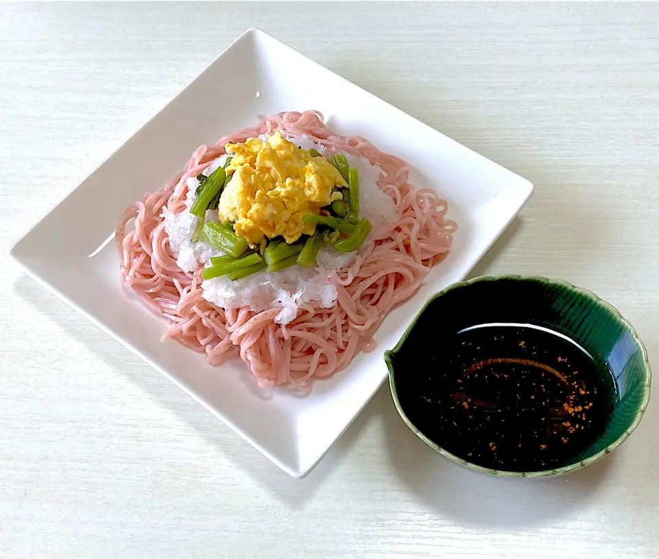 シュトママさんの料理 かぴかぴさんの料理 阿蘇高菜と大根おろしとシーチキンのさっぱりポン酢蕎麦をゆふいんさくら蕎麦と阿蘇高菜漬けで作ってみました❤|かぴかぴさん