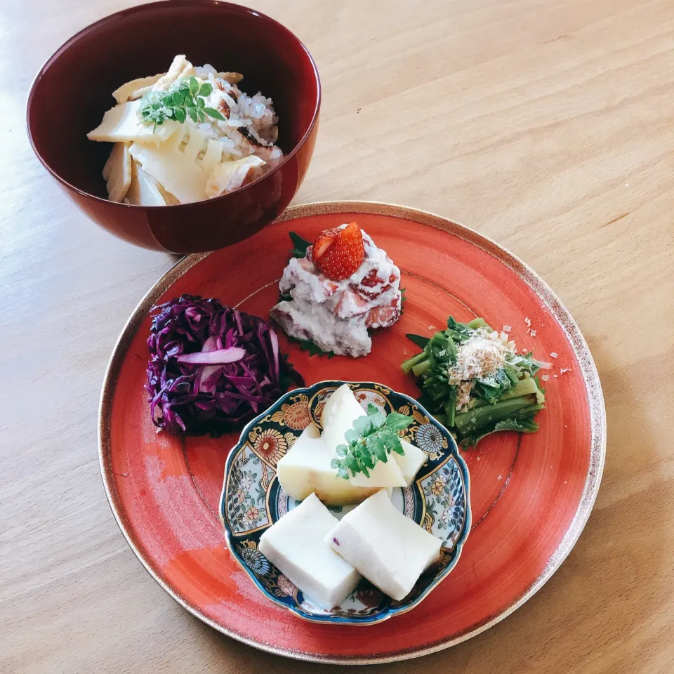 旬野菜たっぷりの朝食|角康広さん