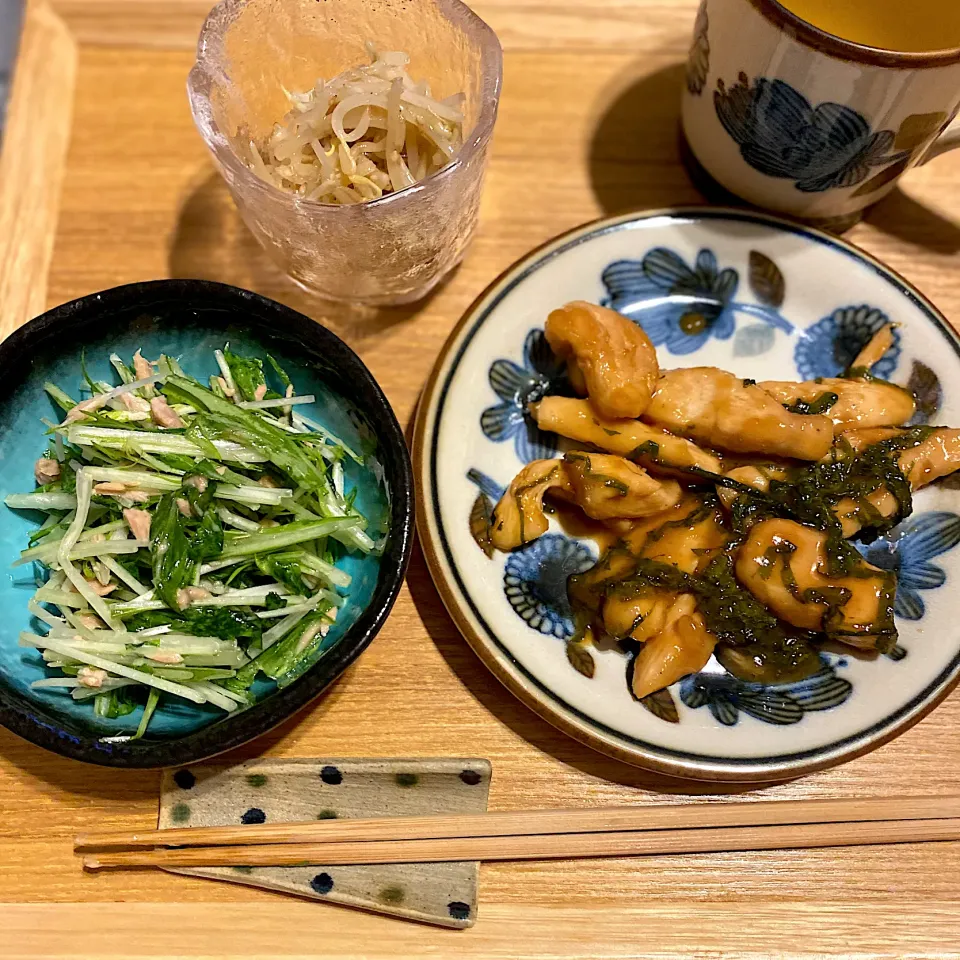 しっとり鶏むねの梅大葉ポン酢|なつこさん