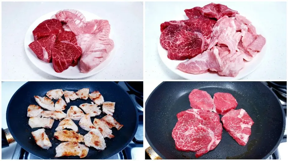 pan-seared pork and beef|steven z.y.さん