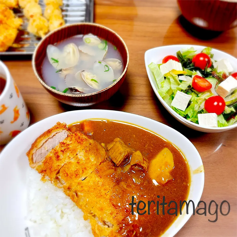 Snapdishの料理写真:カツカレー|teritamagoさん