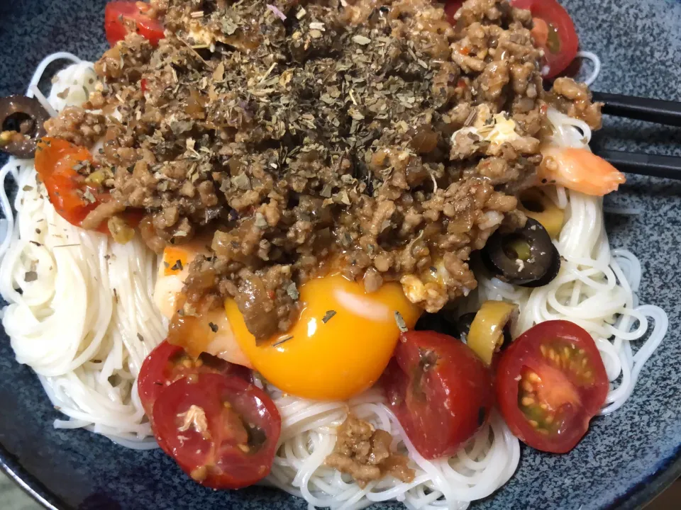 #ジャージャー麺|トリさん