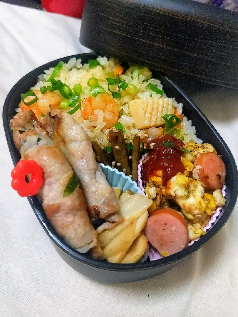 炊飯器ピラフ弁当|ぽん⁎⋆*﻿さん