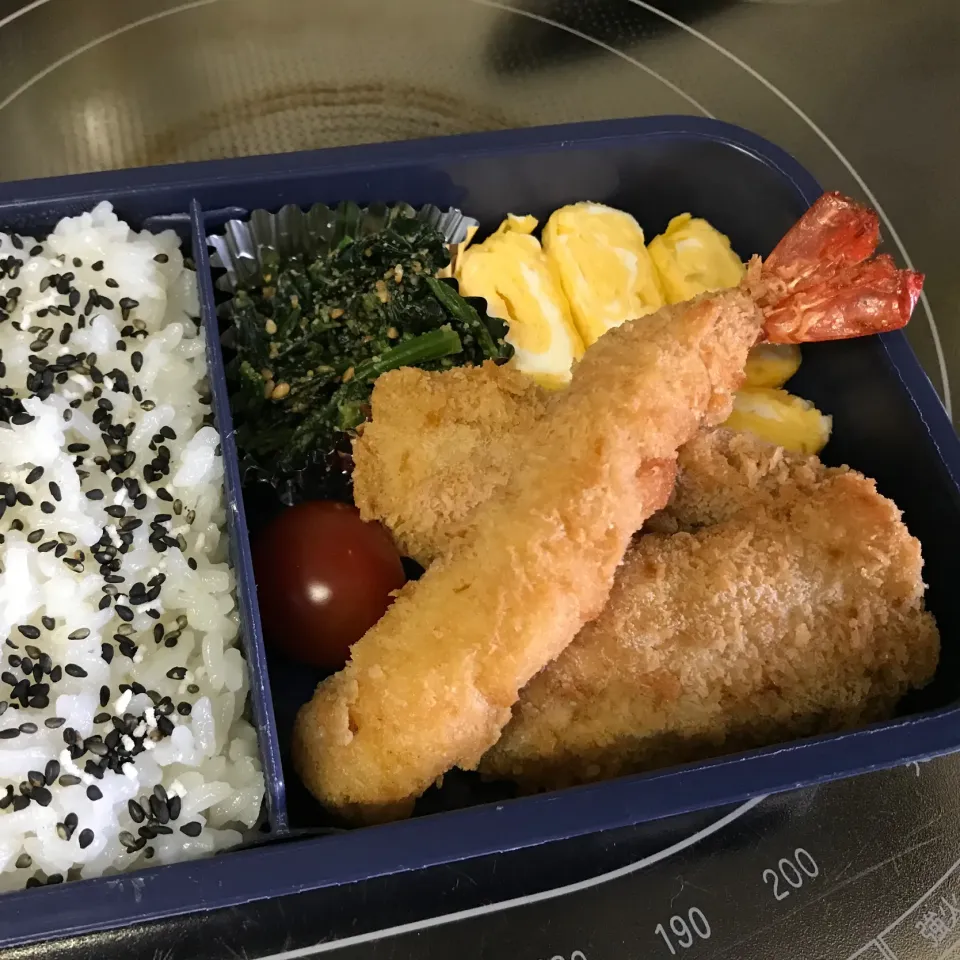 エビとタラフライ弁当|sanaeさん