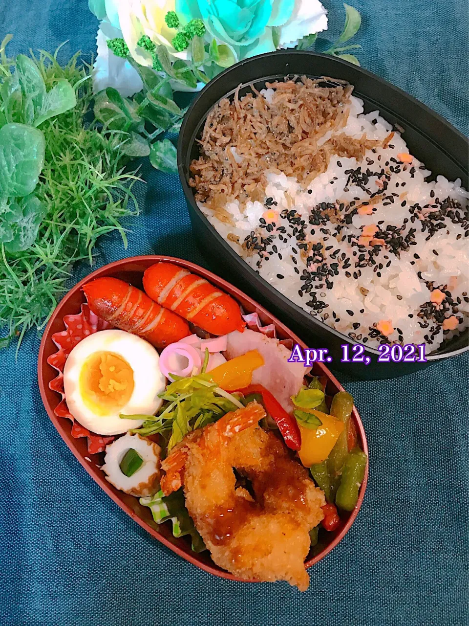 Snapdishの料理写真:今日のお弁当                                      ♪☺︎♪☺︎♪☺︎|🌼はなちゃん🌼さん