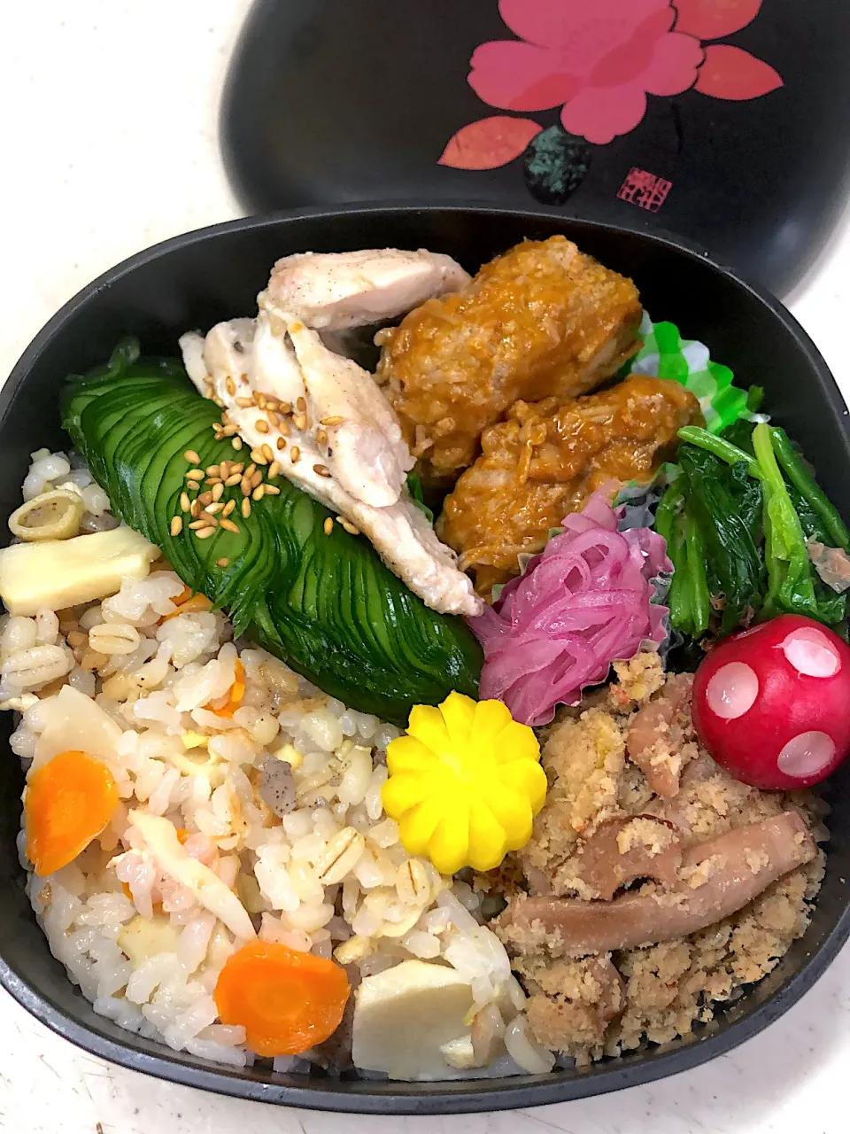 たけのこ炊き込みご飯弁当|teteさん