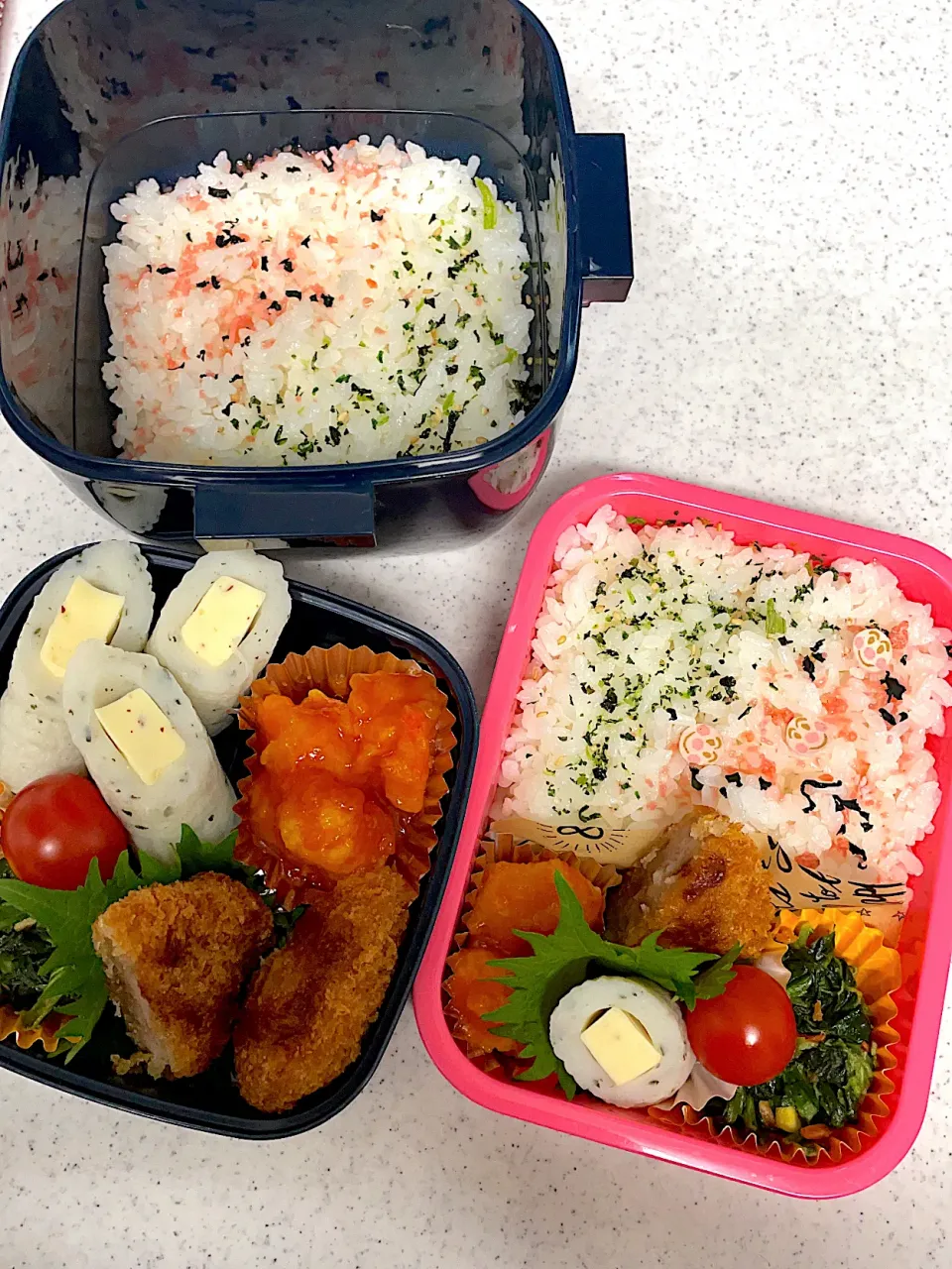 女子高生と男子高生のお弁当|料理嫌いなおかあさんさん