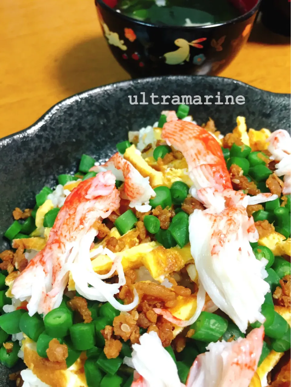 Snapdishの料理写真:＊春休み作りおき。ちらし寿司♪＊|ultramarineさん