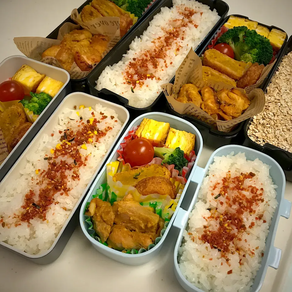 今日は4人分お弁当🍱|だまさん