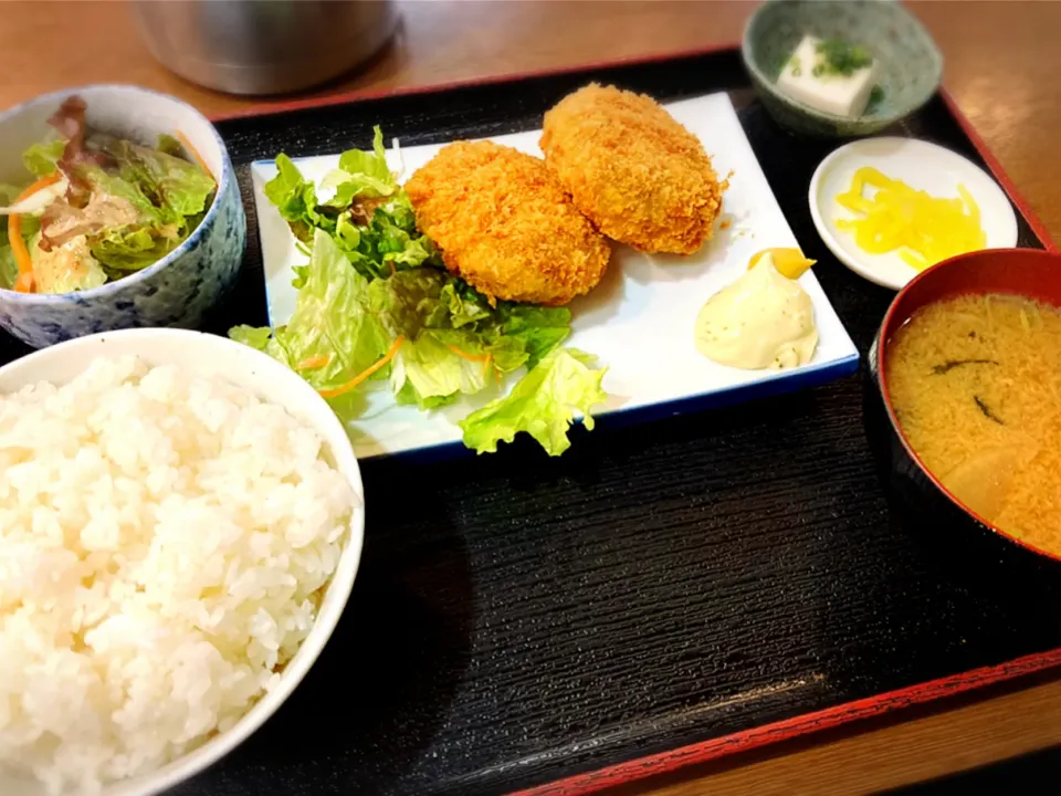 チーズカツ定食 ¥750|Blue Moon Caféさん