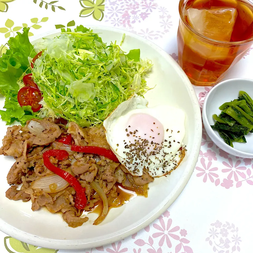 豚こまでガパオご飯|まみっこさん