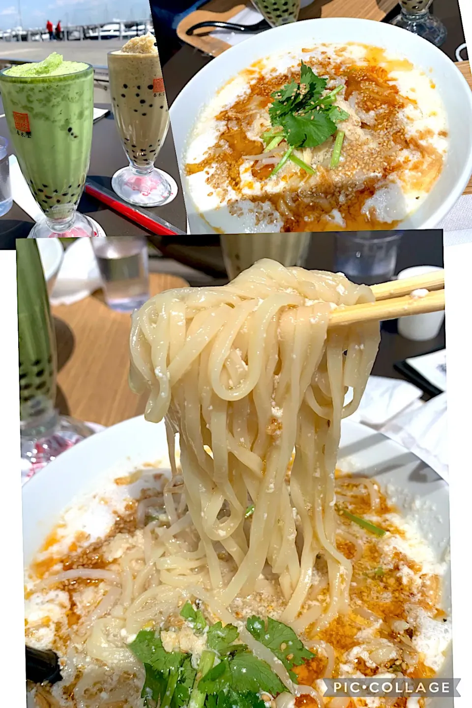 Snapdishの料理写真:台湾料理春水堂　トウジャンジー湯麺|シュトママさん