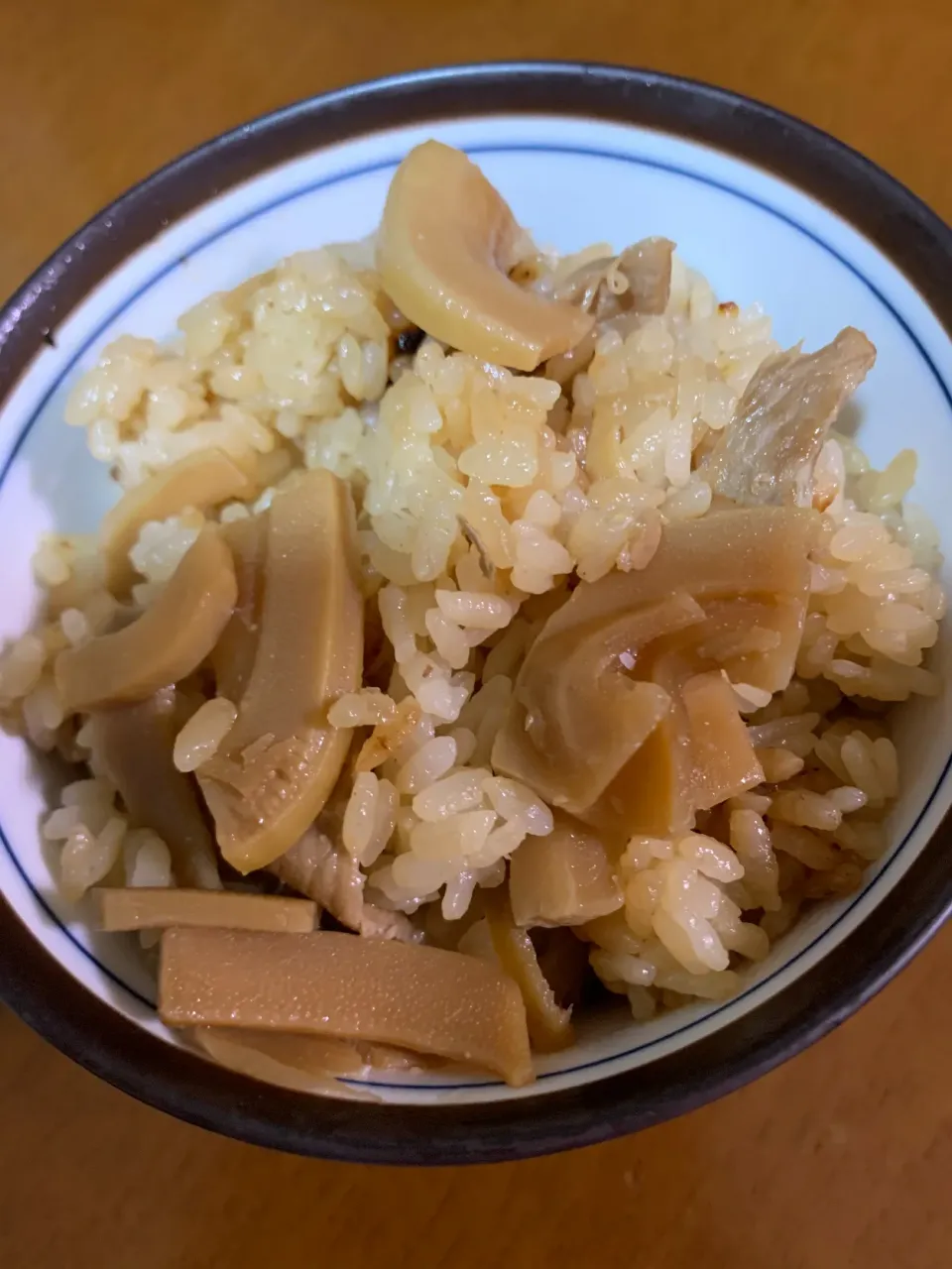 筍と豚肉の混ぜご飯です。|レモンさん