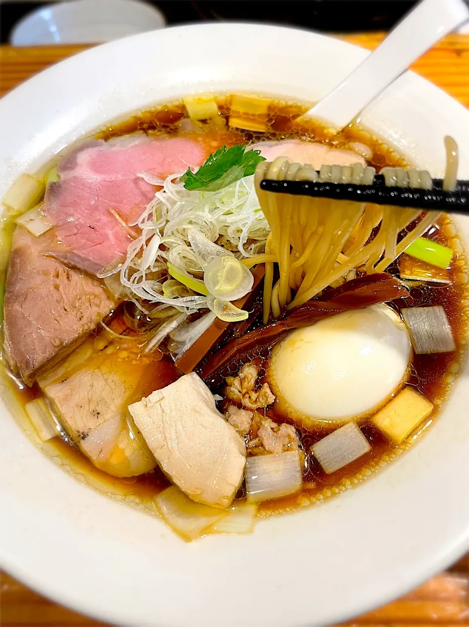 Snapdishの料理写真:特製醤油ラーメン　麺処 篠はら　池袋|Noriyuki Saitoさん