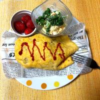 野菜たっぷりオムレツ❤️