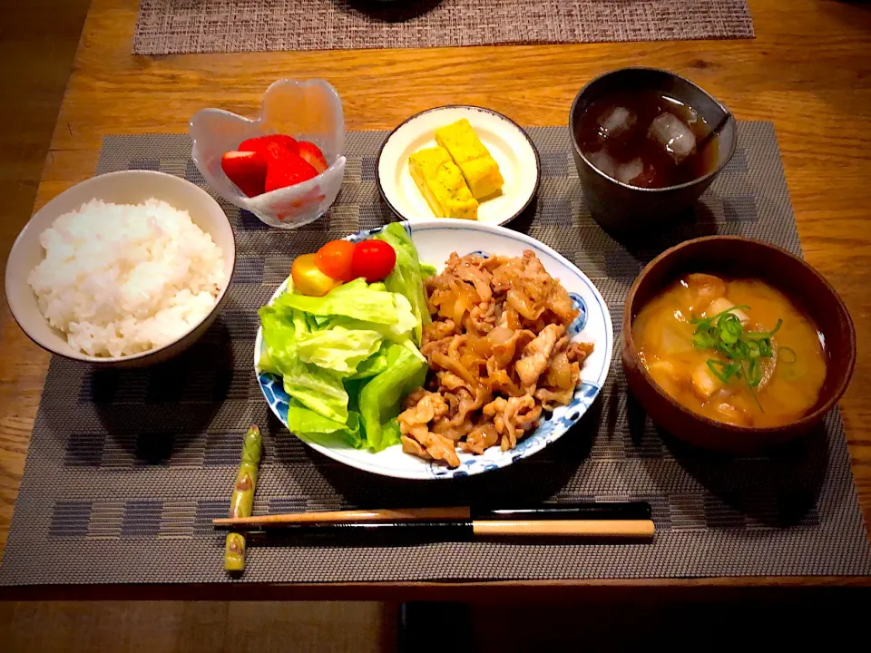 豚のしょうが焼きごはん|ヒヨリ飯さん