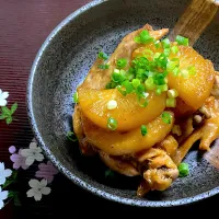 鳥手羽と大根の焼き肉たれ煮|Isuzu Kaijimaさん