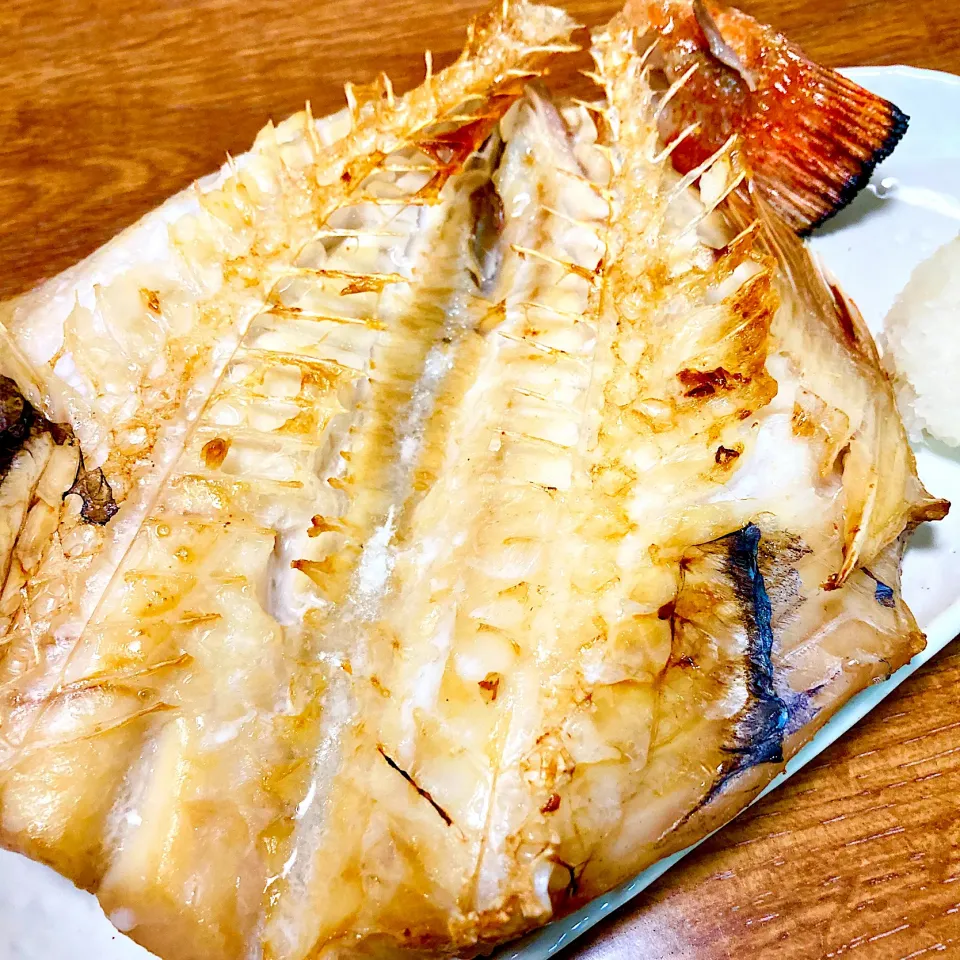 Snapdishの料理写真:赤魚の干物🌸|まいりさん