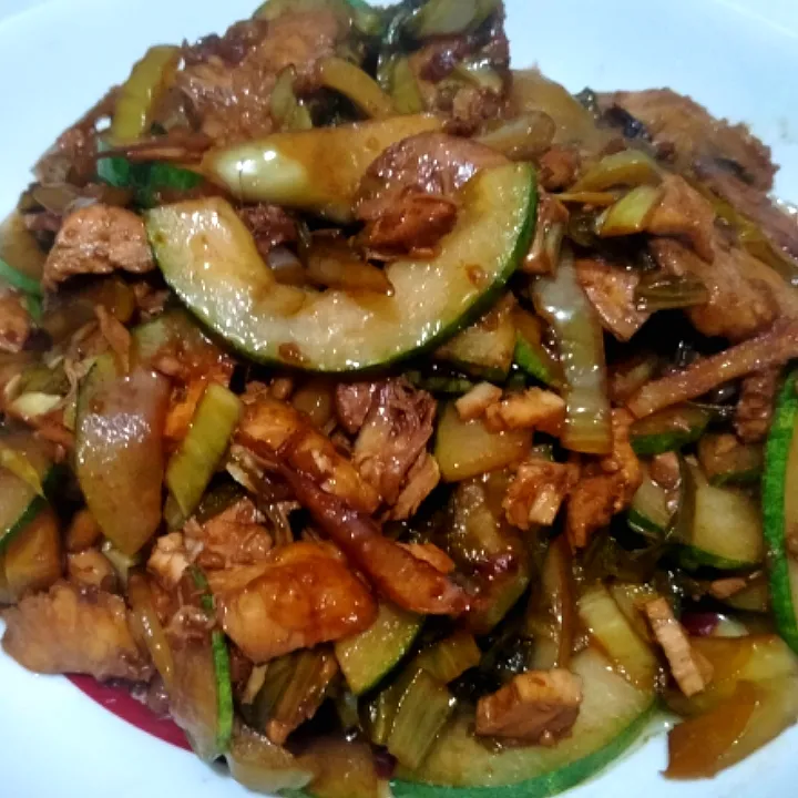 Pickle Vege with Black Soy Chicken & Cucumber|Harlina  (Malaysia)さん