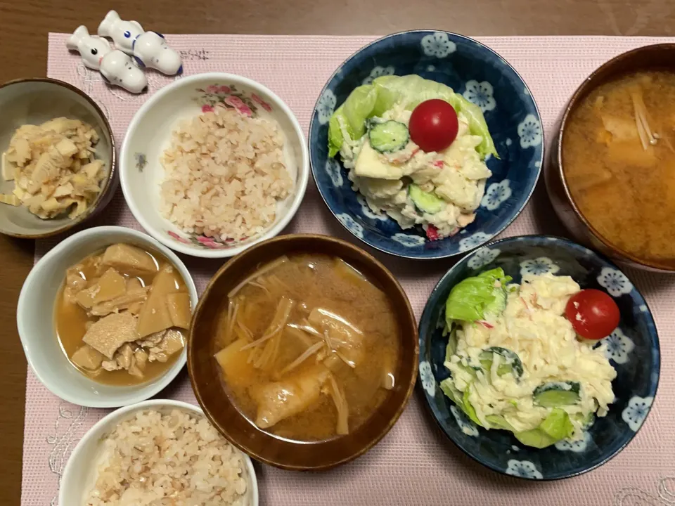 ポテトサラダ大好き♪晩ごはん~(^^)❤︎|いつくしみちゃんさん