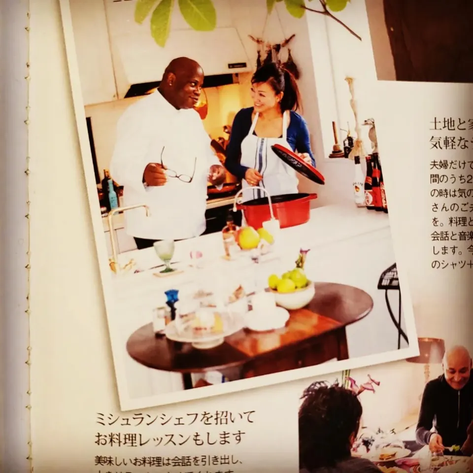 A magazine interview for cooking to did a while back with friends in Hayama|Emanuel Hayashiさん