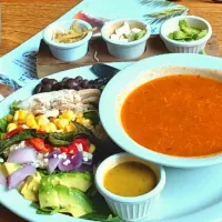 Snapdishの料理写真:Soups and Salad Combo|BayIslands Spiceさん