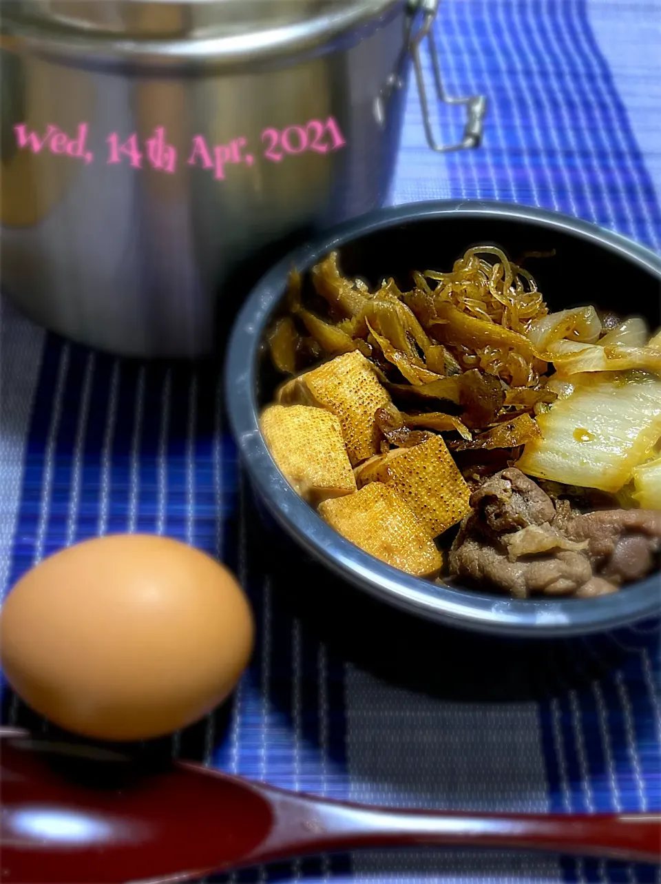 すき焼き丼弁当|tibiraraさん