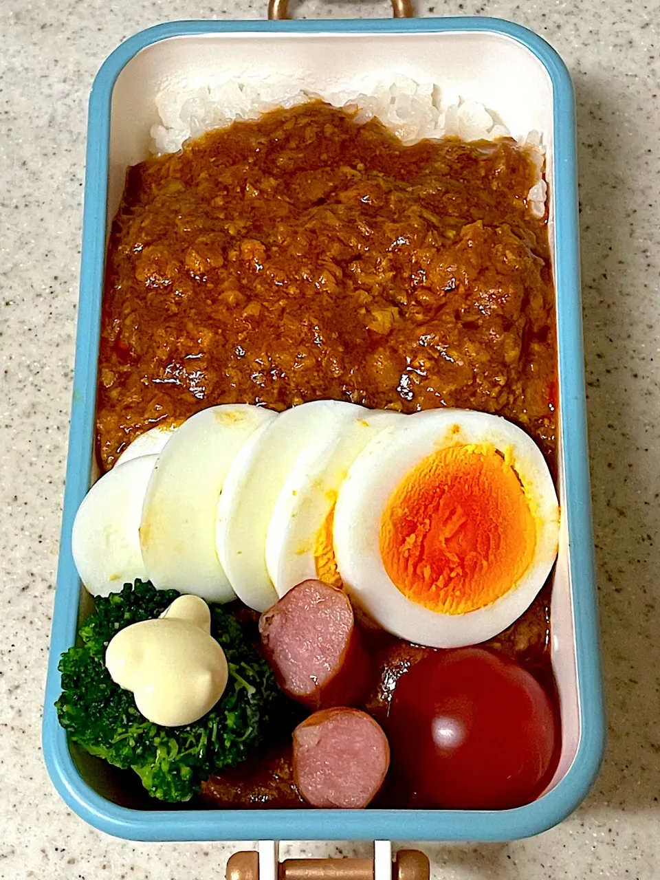 Snapdishの料理写真:キーマカレー弁当|besさん