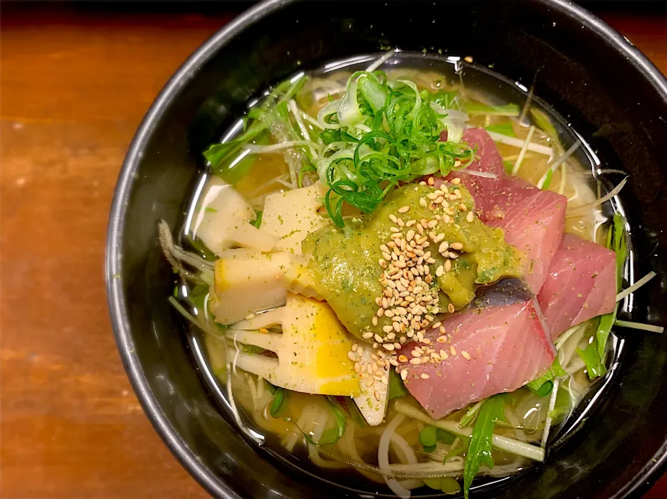 新筍と鰤の木の芽味噌そうめん|半田手延べそうめんの店 阿波や壱兆さん