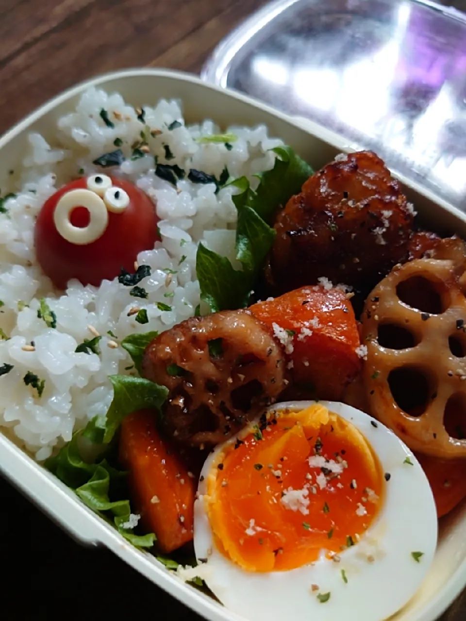 漢の…長女用根菜たっぷりデリ風黒酢酢鶏弁当|ᵏᵒᵘさん