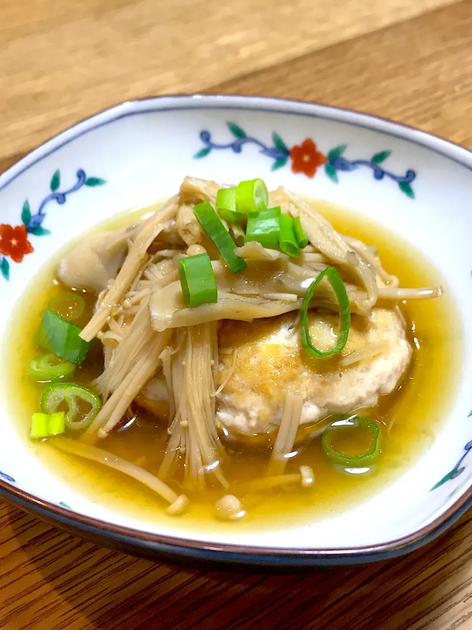 豆腐バーグのきのこ葛餡かけ|tomopiさん