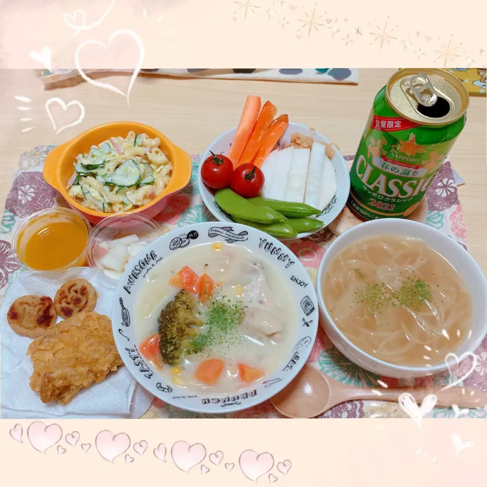 ４／１４ ｗｅｄ 晩ごはん🍴＊○°|rinaronarさん