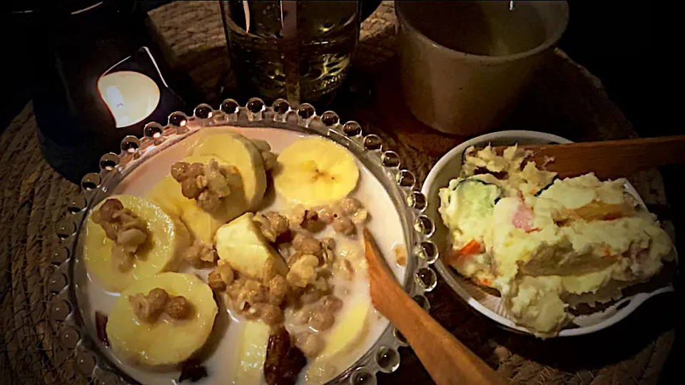 Day 4 Diet Meal | Cereal+Banana+Dried Dates | Potato Salad | Rosemary Tea|Laarni Nabongさん