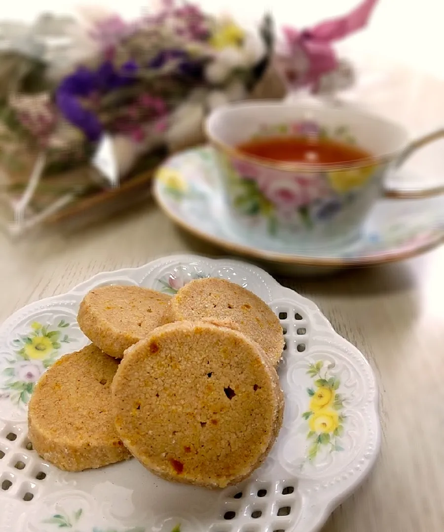 ☆今日のおやつ☆　娘の手作り　オレンジシナモンクッキー|hamamaさん