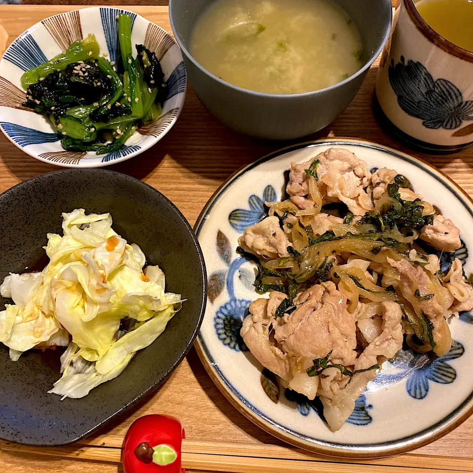 Snapdishの料理写真:豚肉の梅シソ炒め|なつこさん