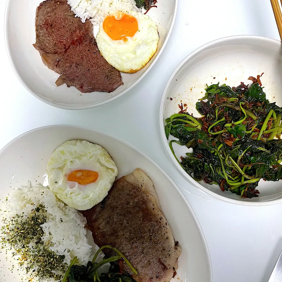 Wagyu steak and stirfried veg in xo sauce|Ong Sor Fernさん