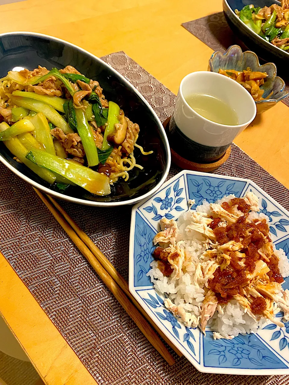 青梗菜と豚肉のあんかけ焼きそば　ジーロー飯|エトフさん