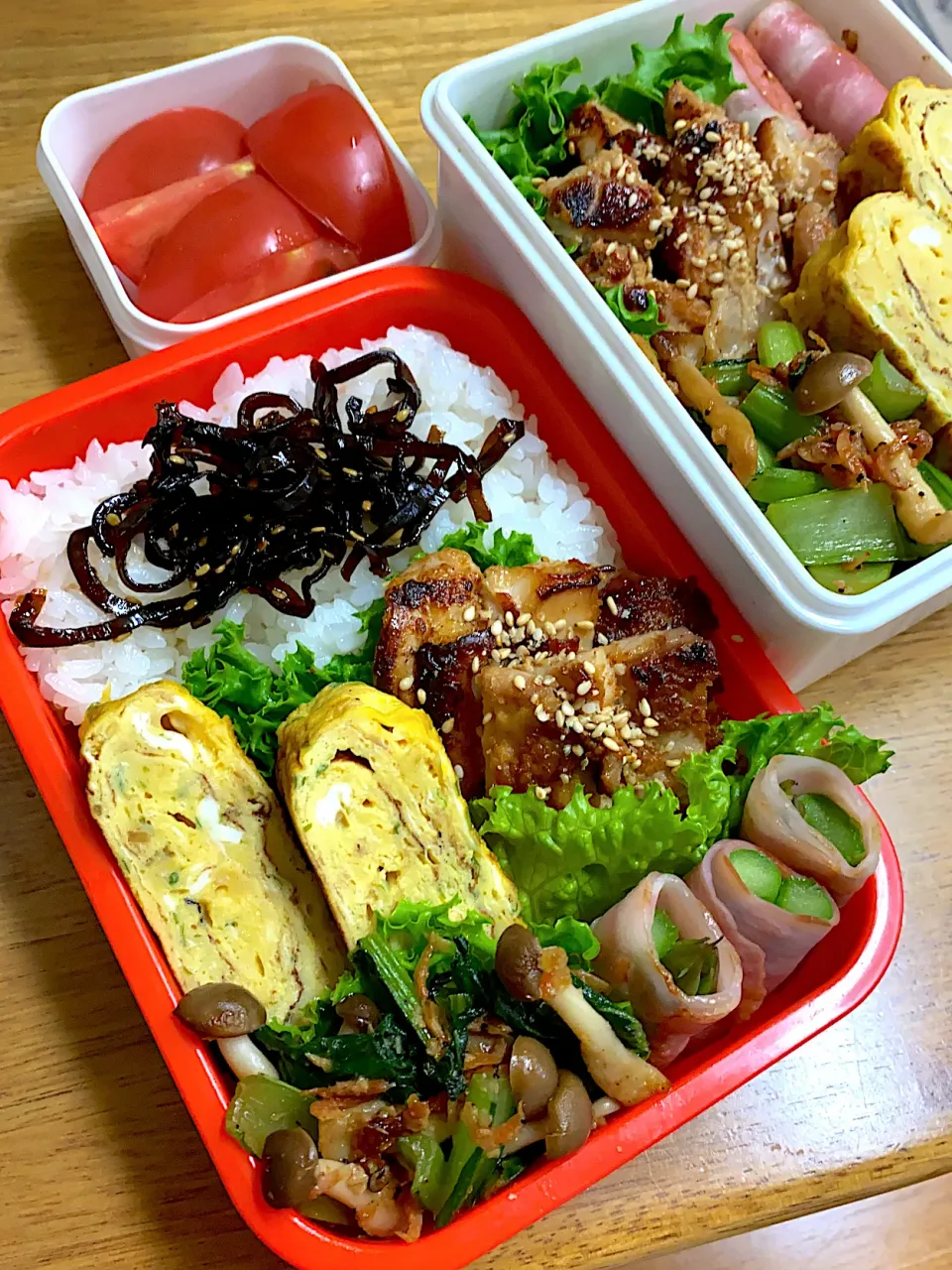 Snapdishの料理写真:醤油麹漬け鶏肉弁当|まっきんさん