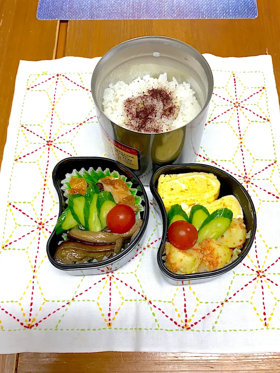 Snapdishの料理写真:4月16日金曜日照り焼きチキン弁当|アッキーさん