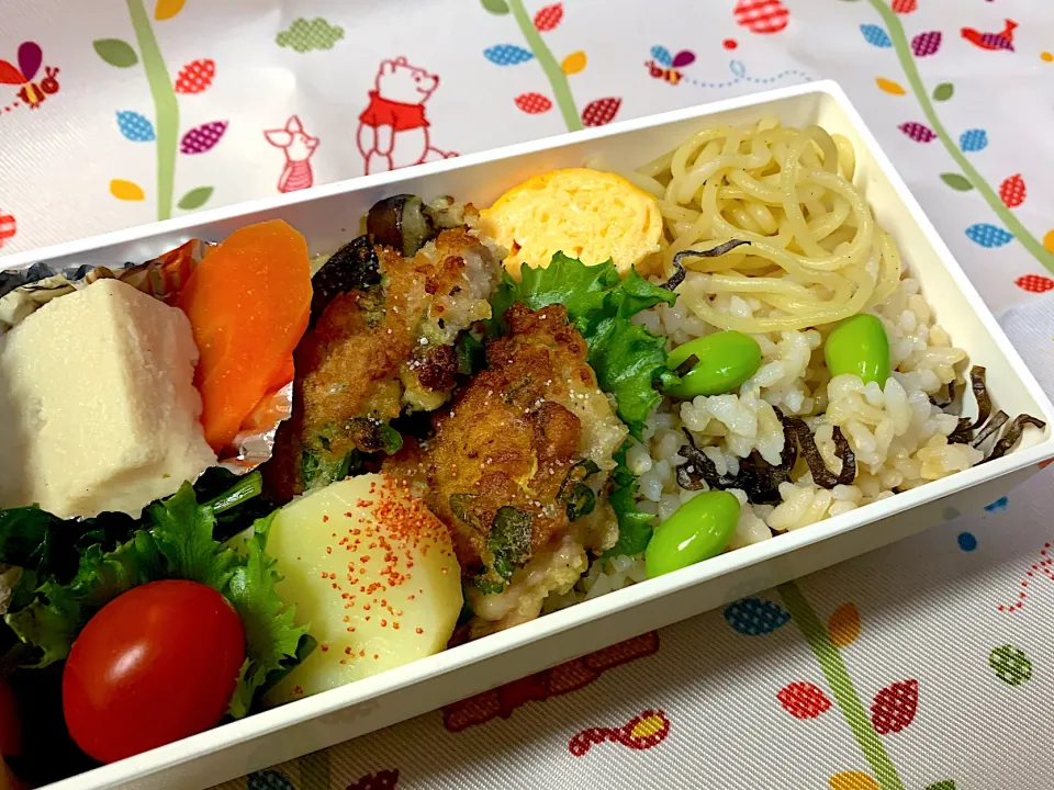 Snapdishの料理写真:娘弁当☆4月16日|kaoriさん