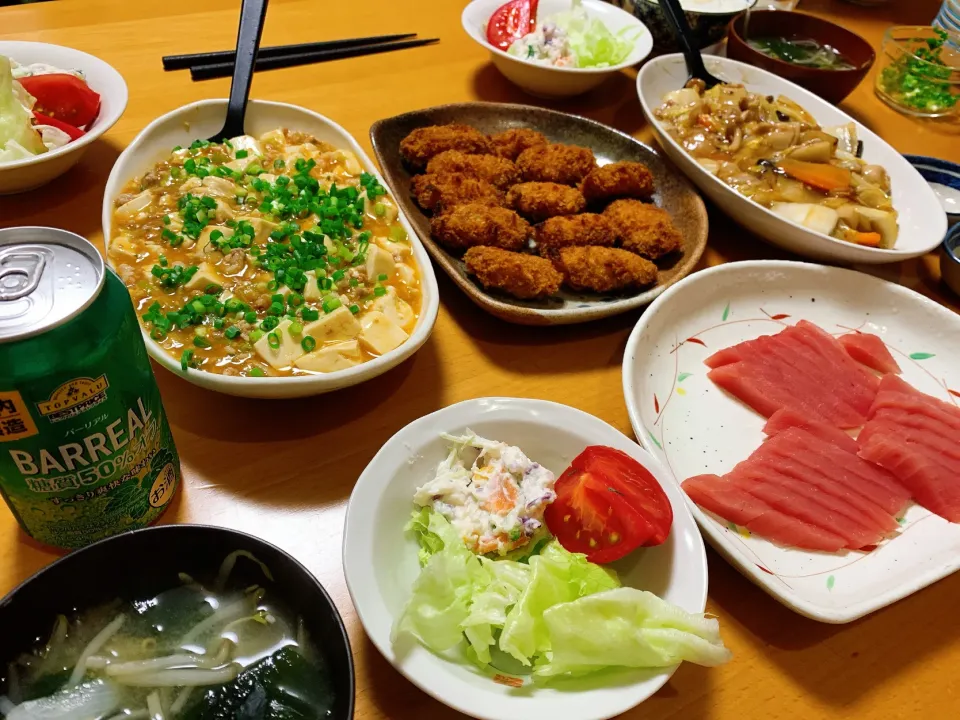 Snapdishの料理写真:昨日の夜ご飯✩.*˚2021.4.15.|kimikimiさん