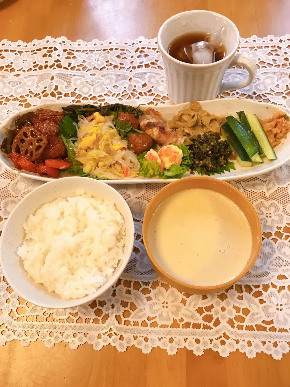 Snapdishの料理写真:♡私の朝食♡ありあわせ♡令和3年4月16日金曜日♡|♡Fille√chie♡さん