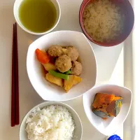 Snapdishの料理写真:朝の寮食　day4|ポンデさん