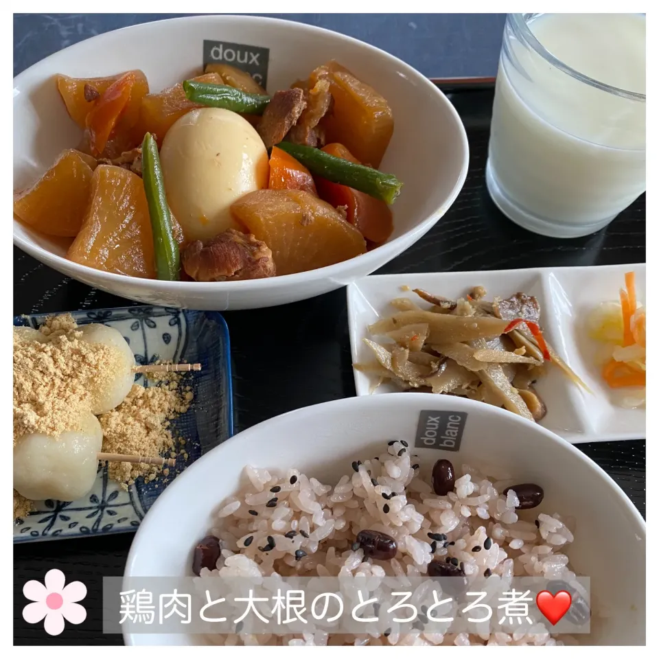 Snapdishの料理写真:鶏肉と大根のとろとろ煮❤️|いのっちさん