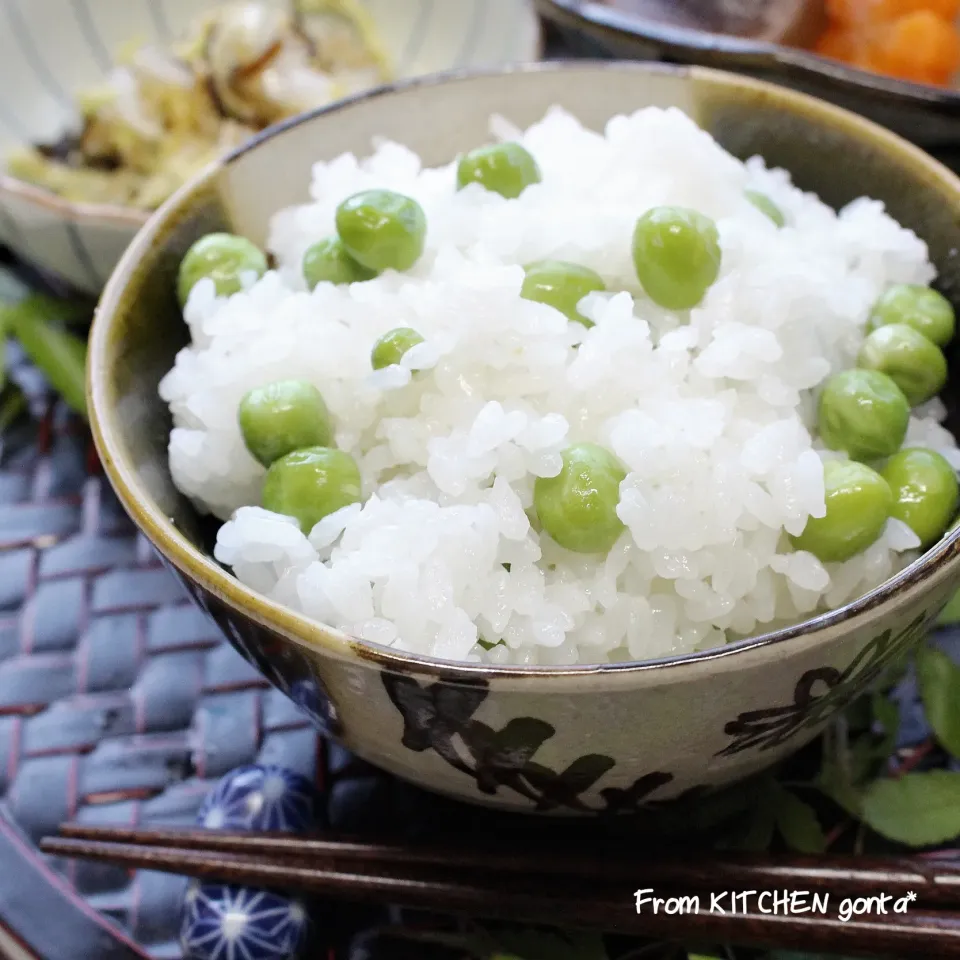 豆にシワがよらない⁈美味しい豆ごはん♬﻿|gonta*さん