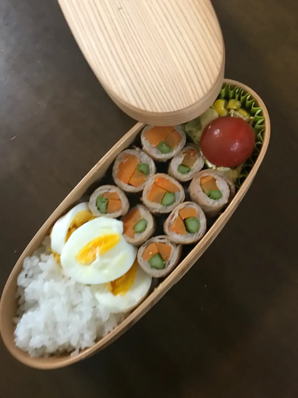 Snapdishの料理写真:肉巻き弁当|ぎんなんさん