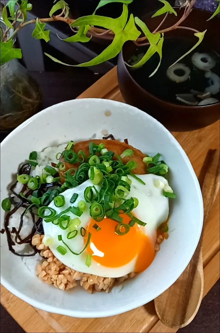 和風ﾛｺﾓｺ丼|まりおさん